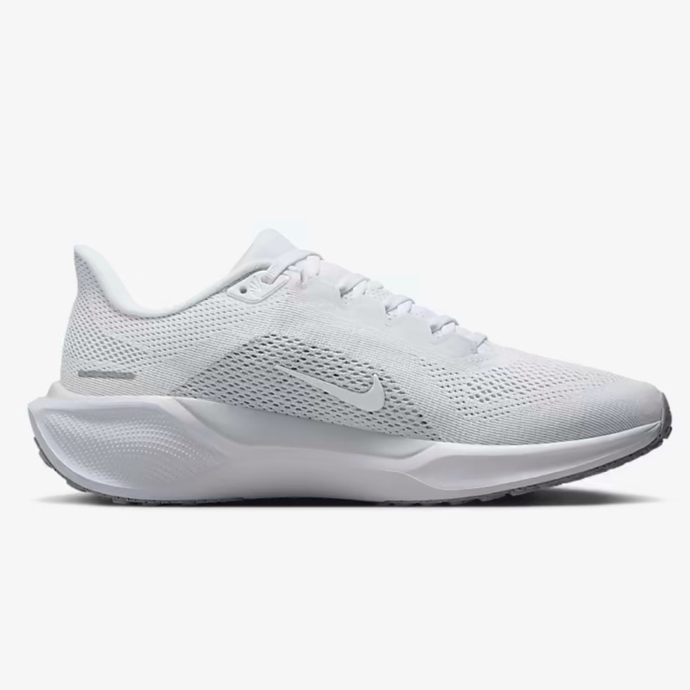 NIB Women’s Nike Air Zoom Pegasus 41 Size 9 White/Silver - Picture 3 of 10